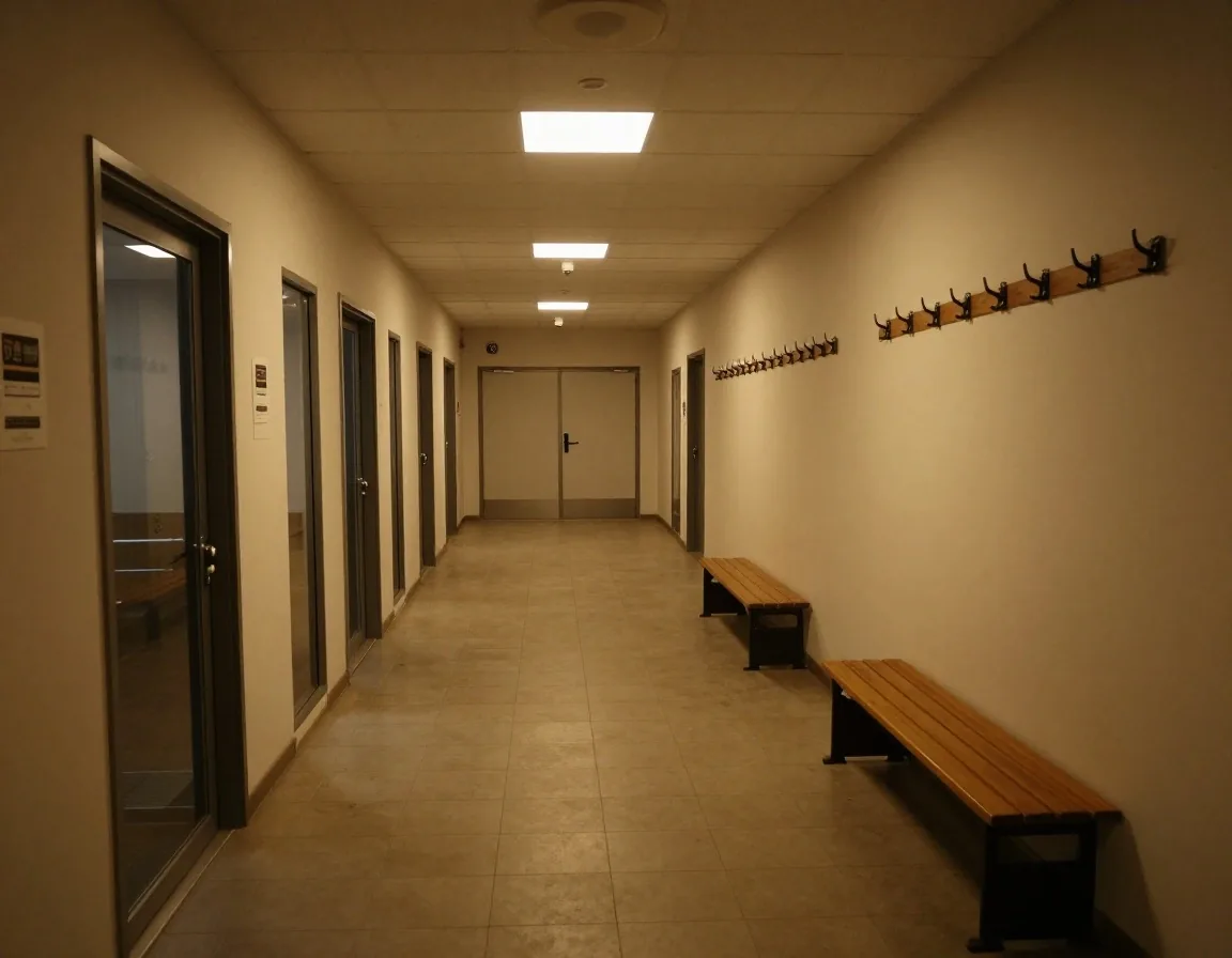 Klawiatura gamingowa podświetlona w ciemności — detal